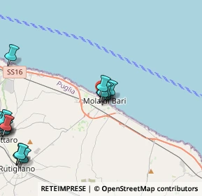 Mappa Via del Trabaccolo, 70042 Mola di Bari BA, Italia (6.3035)