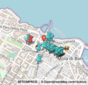 Mappa Piazza Marinai D'Italia, 70042 Mola di Bari BA, Italia (0.181)