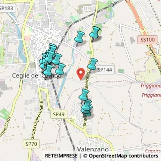 Mappa Str. Ceglie Capurso Triggiano, 70129 Bari BA, Italia (0.9825)