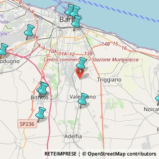 Mappa Strada Ceglie Capurso Triggiano, 70010 Valenzano BA, Italia (6.12273)