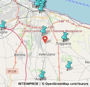 Mappa Str. Ceglie Capurso Triggiano, 70129 Bari BA, Italia (6.07733)