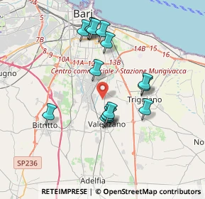 Mappa Str. Ceglie Capurso Triggiano, 70129 Bari BA, Italia (3.57733)