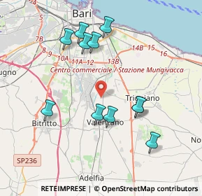 Mappa Str. Ceglie Capurso Triggiano, 70129 Bari BA, Italia (4.08909)