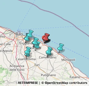 Mappa Via Canova, 70042 Mola di Bari BA, Italia (8.73125)