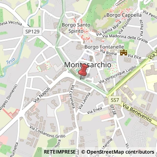 Mappa Via Giovanni Amendola, 40, 82016 Montesarchio, Benevento (Campania)