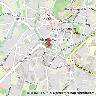 Mappa Via Giovanni Amendola, 59, 82016 Montesarchio, Benevento (Campania)
