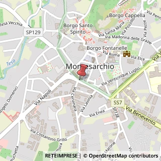 Mappa Via Giovanni Amendola, 61, 82016 Montesarchio, Benevento (Campania)