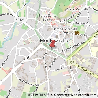 Mappa Via Giovanni Amendola, 38, 82016 Montesarchio, Benevento (Campania)