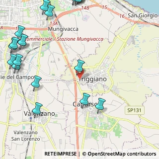 Mappa Via Raffaello Sanzio, 70019 Triggiano BA, Italia (3.61)