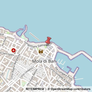 Mappa Lungomare Dalmazia,  63, 70042 Mola di Bari, Bari (Puglia)