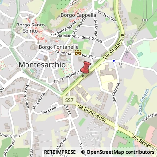 Mappa Via Vitulanese, 48, 82016 Montesarchio, Benevento (Campania)