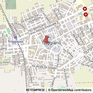 Mappa Via A. Nitti, 39, 70019 Triggiano, Bari (Puglia)