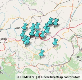 Mappa 83050 Vallesaccarda AV, Italia (10.7735)