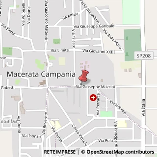 Mappa Via Giuseppe Mazzini, 51, 81047 Macerata Campania, Caserta (Campania)