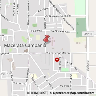 Mappa Via Trieste, 19, 81047 Macerata Campania, Caserta (Campania)