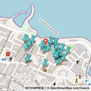 Mappa Via Giuseppe Parini, 70042 Mola di Bari BA, Italia (0.09231)