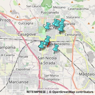 Mappa Via Clanio, 81100 Caserta CE, Italia (1.29364)