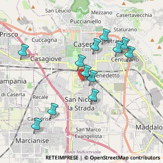 Mappa Via Clanio, 81100 Caserta CE, Italia (2.09)