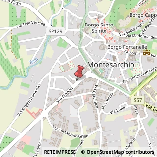 Mappa Via G. Matteotti, 1489C, 82016 Montesarchio, Benevento (Campania)