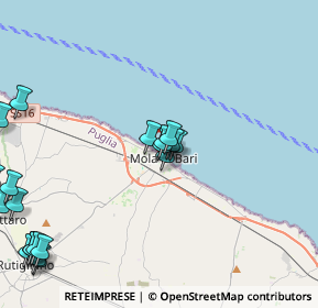 Mappa Via Carlo Corteregna, 70042 Mola di Bari BA, Italia (5.973)