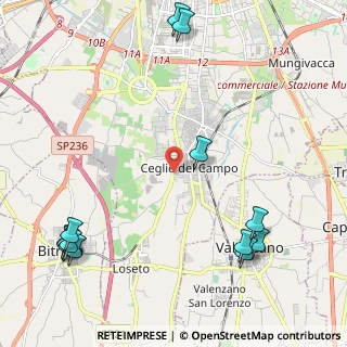 Mappa Via Trieste, 70129 Bari BA, Italia (3.21615)