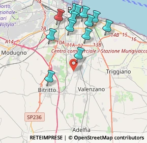 Mappa Via Trieste, 70129 Bari BA, Italia (4.55846)