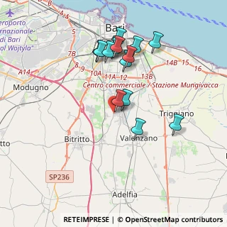 Mappa Via Trieste, 70129 Bari BA, Italia (3.84333)