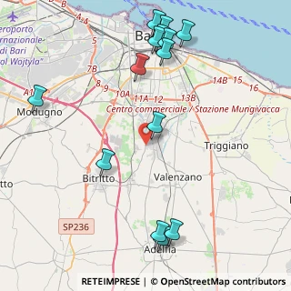 Mappa Via Trieste, 70129 Bari BA, Italia (5.565)