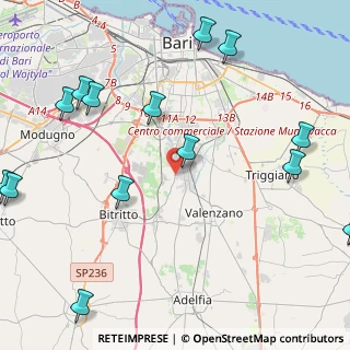 Mappa Via Trieste, 70129 Bari BA, Italia (6.32)
