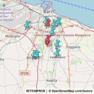 Mappa Via Trieste, 70129 Bari BA, Italia (3.23)