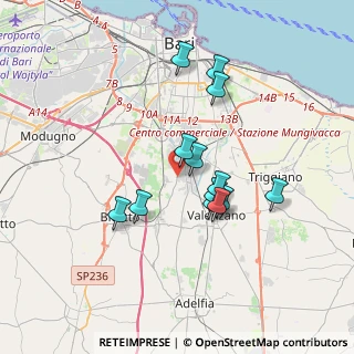 Mappa Via Trieste, 70129 Bari BA, Italia (3.23385)