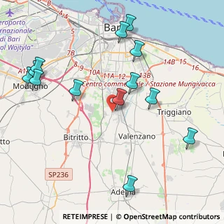 Mappa Via Trieste, 70129 Bari BA, Italia (5.16769)