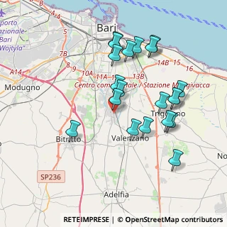 Mappa Via Umberto I, 70100 Bari BA, Italia (3.975)