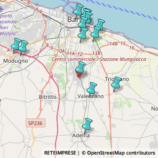 Mappa Via Umberto I, 70100 Bari BA, Italia (5.33643)