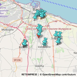 Mappa Via Umberto I, 70100 Bari BA, Italia (3.8705)