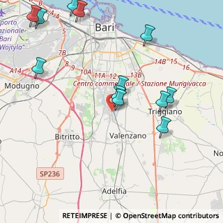 Mappa Via Umberto I, 70100 Bari BA, Italia (5.2475)