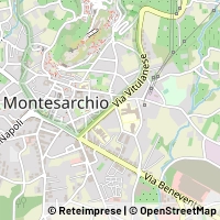 Kaart Montesarchio