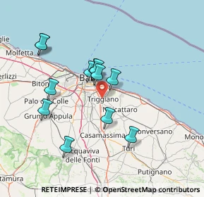 Mappa Via Michele di Zonno, 70019 Triggiano BA, Italia (14.10333)