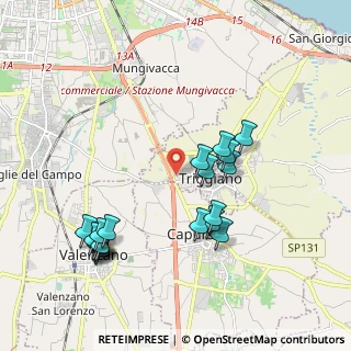 Mappa Via Fratelli Rosselli, 70019 Triggiano BA, Italia (2.2615)