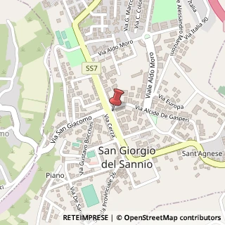 Mappa Viale Spinelli, 38, 82018 San Giorgio del Sannio, Benevento (Campania)