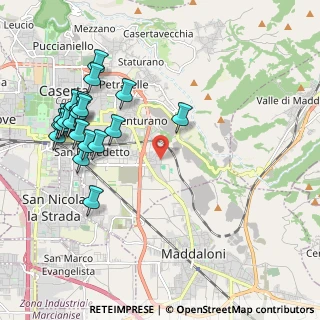 Mappa Via Galatina, 81100 Caserta CE, Italia (2.505)