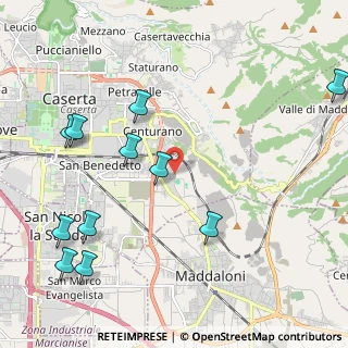 Mappa Via Galatina, 81100 Caserta CE, Italia (2.80091)