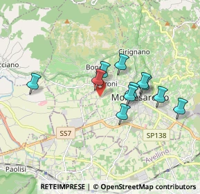 Mappa Via Pontesica, 82013 Bonea BN, Italia (1.63091)
