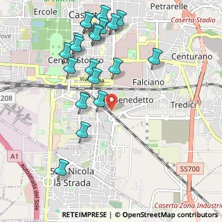 Mappa Vicals Ettore Regnaud Carcas, 81100 Caserta CE, Italia (1.243)