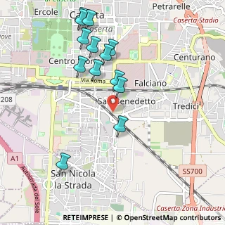 Mappa Vicals Ettore Regnaud Carcas, 81100 Caserta CE, Italia (1.13308)