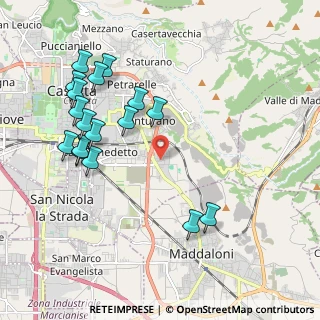 Mappa Via Caprio Maddaloni, 81100 Caserta CE, Italia (2.36765)