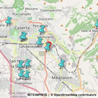 Mappa Via Caprio Maddaloni, 81100 Caserta CE, Italia (2.81667)
