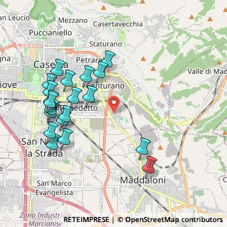 Mappa Via Caprio Maddaloni, 81100 Caserta CE, Italia (2.3505)