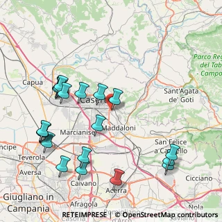 Mappa Via Caprio Maddaloni, 81100 Caserta CE, Italia (10.159)