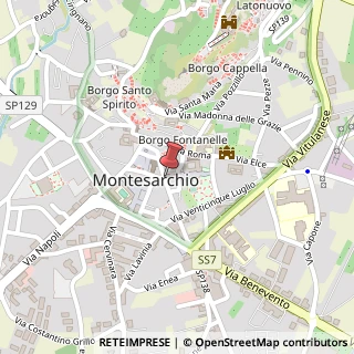 Mappa Corso Caudino, 81, 82016 Montesarchio, Benevento (Campania)